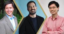 Left to right: Shannon Yee, professor at Georgia Tech's George W. Woodruff School of Mechanical Engineering; Matt Baker, professor at Georgia Tech's School of Mathematics; Po-Shen Loh, professor of mathematics at Carnegie Mellon University Left to right: Shannon Yee, professor at Georgia Tech's George W. Woodruff School of Mechanical Engineering; Matt Baker, professor at Georgia Tech's School of Mathematics; Po-Shen Loh, professor of mathematics at Carnegie Mellon University